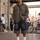 J/bronw Legion Shorts — Camo Denim — front view