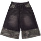 J/bronw Legion Shorts — Camo Denim — front view