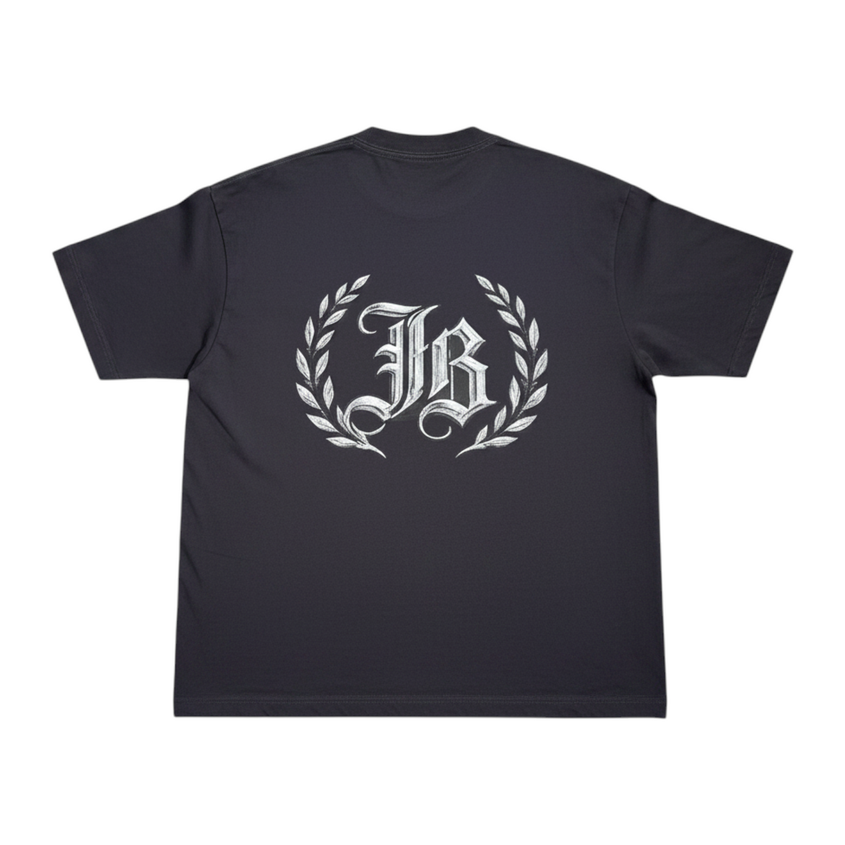 J/bronw Laurel Tee — Navy — flat lay, front