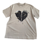 J/bronw Shadows Tee — Sand — back view