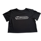 J/bronw Chrome Tee — Black — back view